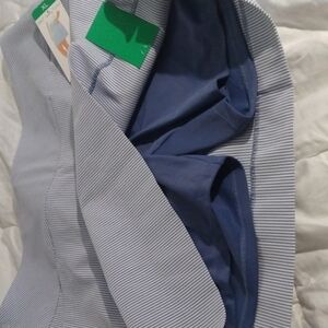 NWT Blue&white striped skort